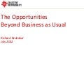 Beyond Business as Usual