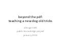 Beyond pdfgarnett2011