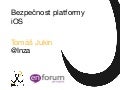 Bezpečnost platformy iOS