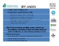 BFP Andes-Project Plans