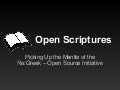 Open Scriptures at BibleTech:2009