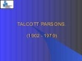 Bibliografia Talcott Parsons