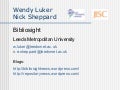 Bibliosight (UKCoRR presentation)