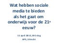 #bicnetwerk plenair 110412