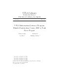 UCLA Information Literacy Program. Blended Instruction Course (BICo) Task Force Report