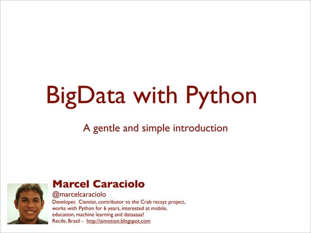 Big Data com Python