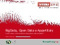 Big Data, Open Data e AppsforItaly: i dati come conversazione importano alle aziende?