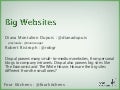 Big Websites