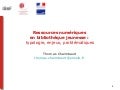 Ressources numériques en bibliothèque jeunesse