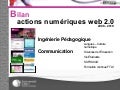 Université : Ingénierie et Communication  web 2.0