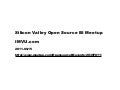 Silicon Valley Open Source BI Meetup / 2011-09-15