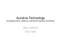 B. Inabinet Assistive Technology Presentation