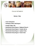 CBS Schedule and Tuition