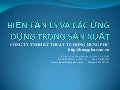 Biến tần ls và các ứng dụng trong sản xuất