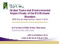 IFPRI study on Biofuels for the European Commission