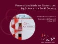 Presentation Personalized Medicine Consortium by EuroBioForum