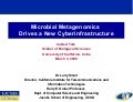 Microbial Metagenomics Drives a New Cyberinfrastructure