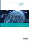 BSI Biometrics Standards Brochure