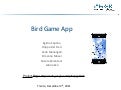 Bird Game App - RHoK Trento December 2011