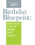 Birthday email blueprint silverpop