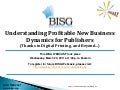 BISG WEBCAST -- Understanding Profitable Business Models (03.30.11)