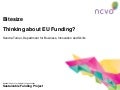Bitesize 2  - Sandra Turner EU Funding