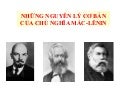 Bài thuyết trình môn triết