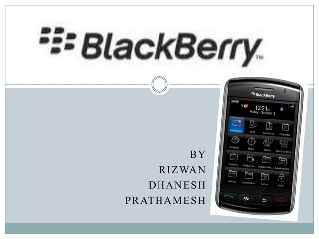 Blackberry-Marketing Strategy