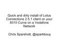 Install Lotus Connections on Blackberry