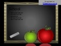 Blackboard school subjects