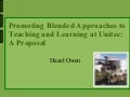 Blended Learning At Unitec Owen
