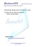 Blending appreciative inquiry and continuous improvement