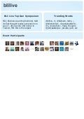 BLI Live Thought Leader Symposium TweetDoc