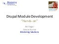 Blisstering drupal module development ppt v1.2