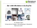 Die 1.000-kWh-Kampagne in EcoTopTen