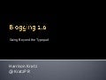 Blogging 2.0 - SoMeBizLife