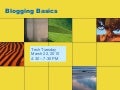 Blogging basics