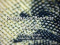 Blogging for Business