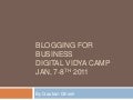 Leveraging Blogging for Business in Social Media