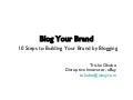 Blogging for Personal Branding