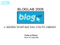 Bloglab 2008   Savona - marketing e web 2.0