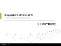 Industries in the Blogosphere: 2010 vs. 2011 