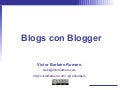 Blogs educativos con Blogger