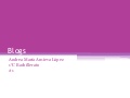 Blogs informatica