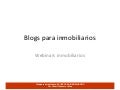 Blogs para inmobiliarios wordpress