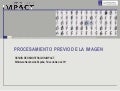 Procesamiento previo de la imagen