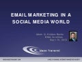 Email Marketing in a Social Media World