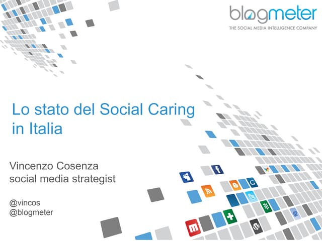 Lo stato del Social Caring in Italia