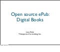 Bnc Tech Forum 2010: Designing ebooks for ePub reading engines