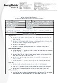Bản mô tả công việc  nc & pttt